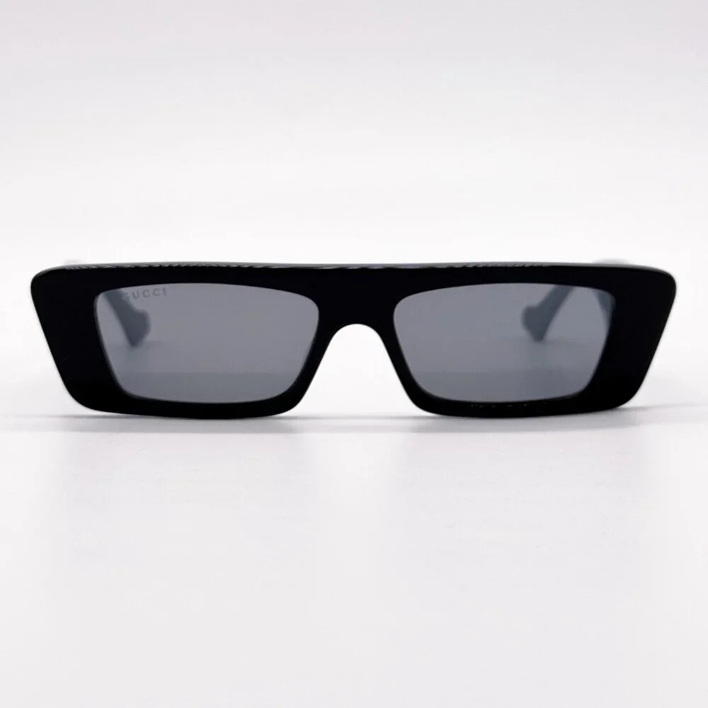NEW GUCCI GG1331S 005 BLACK SILVER UNISEX SUNGLASSES GUCCI - Picture 4 of 12